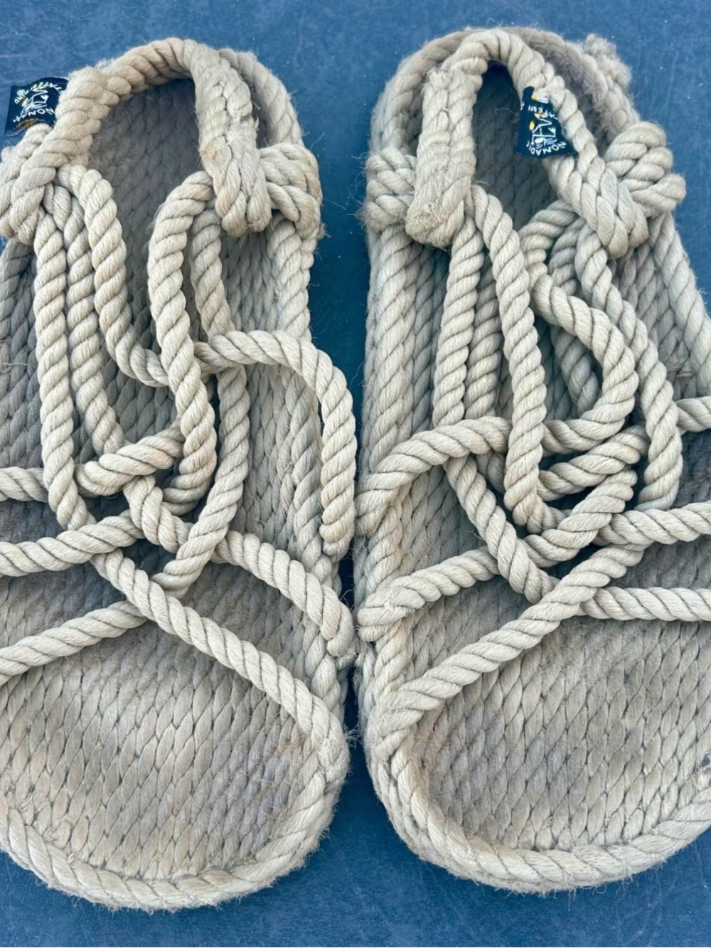 Rope Braided Sandals - Natural Beige Women’s Sandals by Nomadic State of Mind